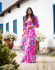 Vestido Josefina Botánico Pink