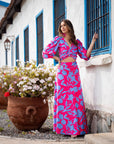 Conjunto Lua Botanico Pink