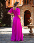 Vestido Josefina Magenta