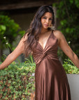 Vestido Paula Chocolate