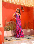 Vestido Dora Maceio Magenta