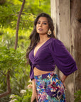 Top Lua Morado