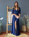Vestido Josefina Azul Marino