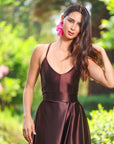 Vestido Amalia Chocolate