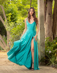 Vestido Amalia Aqua