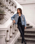 Chaqueta Denim Glitter