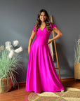 Vestido Ana Magenta