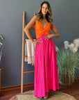 Vestido Paula Duo Naranjo