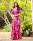Vestido María José Berry Glow