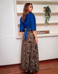 Falda Carmen Beige Print