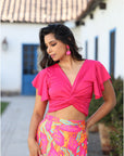 Top Lua Ema Fucsia