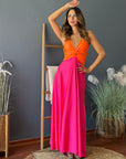 Vestido Paula Duo Naranjo