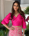 Top Lua Fucsia