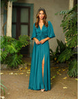 Vestido Josefina Petróleo