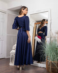 Conjunto Lua Azul Marino