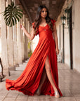 Vestido Dora Terracota