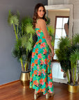 Vestido Paula Fluor Hibiscus