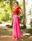 Vestido Ana Duo Rojo