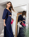 Conjunto Lua Azul Marino