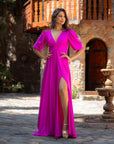 Vestido Josefina Magenta
