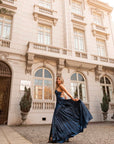 Vestido Florencia Azul Marino
