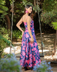 Vestido Paula Blue Pink Oasis