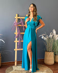 Vestido María José Turqueza