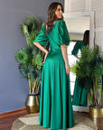 Vestido Josefina Verde Esmeralda