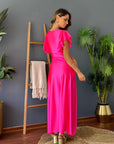 Vestido Poly Fucsia