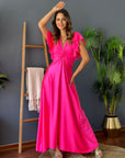 Vestido Poly Fucsia