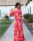 Vestido Josefina Anakena Moka
