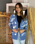 Cardigan Star Shine Denim