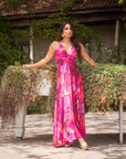 Vestido Paula Cherry glow