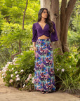 Top Lua Morado