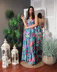 Vestido Pascuala Maui Petróleo