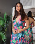 Vestido Pascuala Maui Petróleo