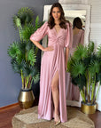 Vestido Josefina Palo Rosa