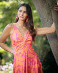 Vestido Paula Orange Pasion