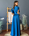 Vestido María José Petroleo