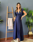 Vestido Poly Azul Marino