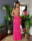 Vestido Natalia Fucsia