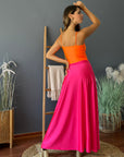 Vestido Paula Duo Naranjo