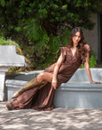 Vestido María José Chocolate