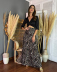 Conjunto Mix Print Negro