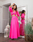 Top Lua Fucsia