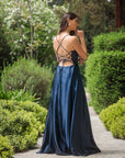 Vestido Fiore Azul
