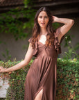 Vestido Dora Chocolate