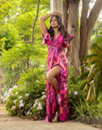 Vestido María José Berry Glow