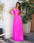 Vestido Doménica Fucsia