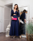 Conjunto Lua Azul Marino